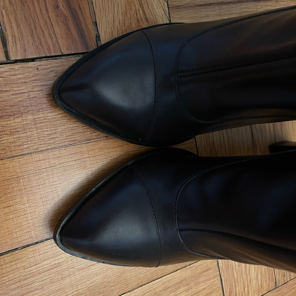 New Calvin Klein Collection Heeled High Boots - Picture 4 of 6